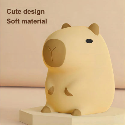 Squishy Capybara LED Night Light