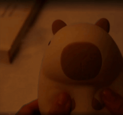 Squishy Capybara LED Night Light